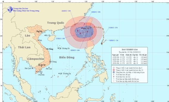 Xuất hiện bão số 6 trên Biển Đông - ảnh 1